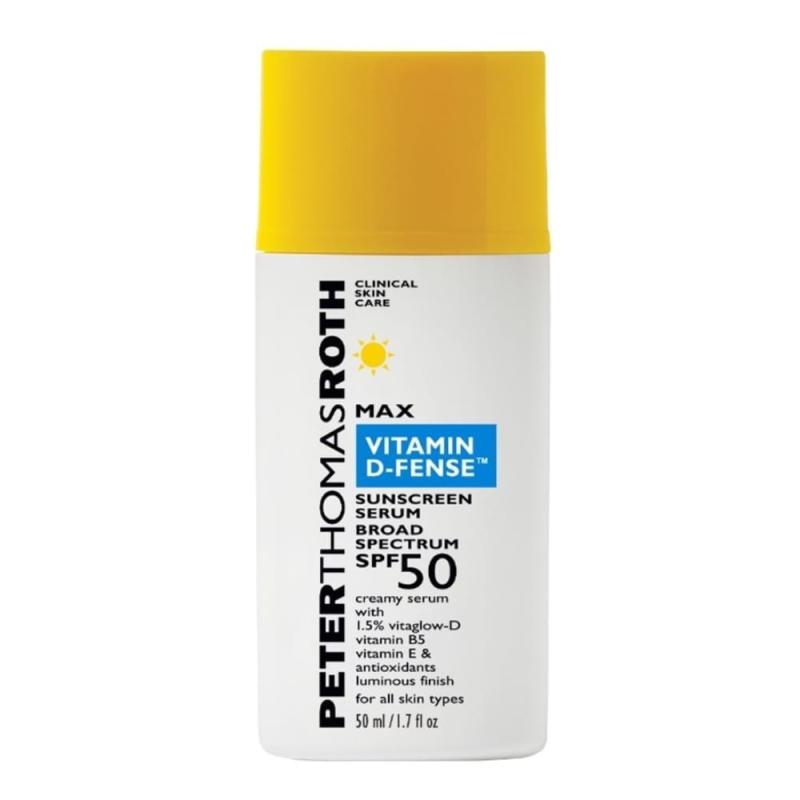 Peter Thomas Roth Max Vitamin D-Fense Sunscreen Serum Broad Spectrum SPF 50  1.7 oz / 50 ml