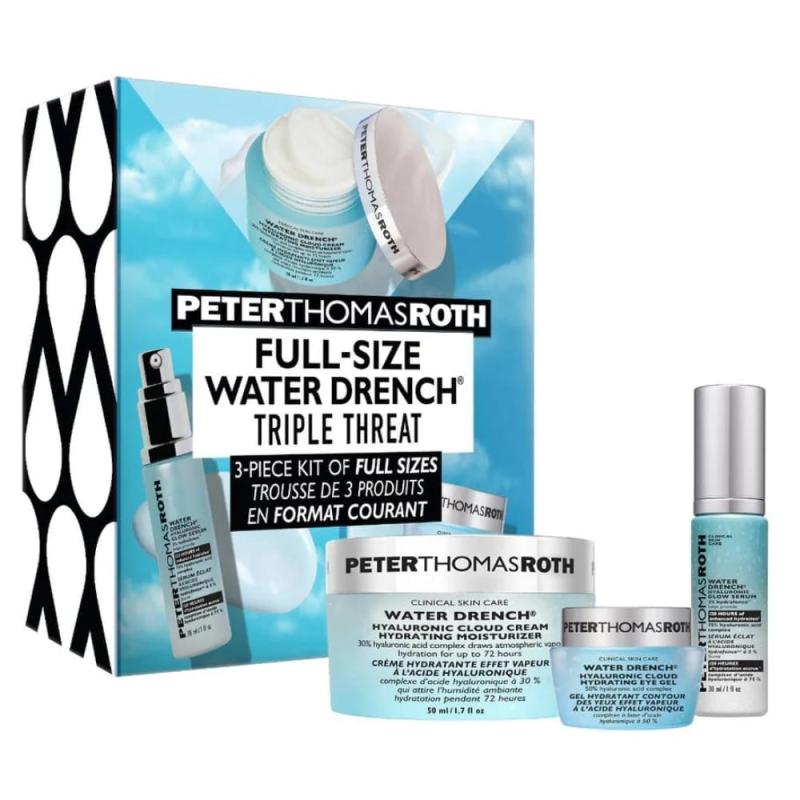 Peter Thomas Roth Full Size Water Drench 3 Pieces Moisturizer Kit For Women