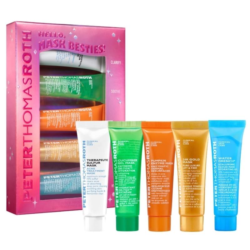 Peter Thomas Roth Hello Mask Besties 5 Pieces Mask Kit For Women