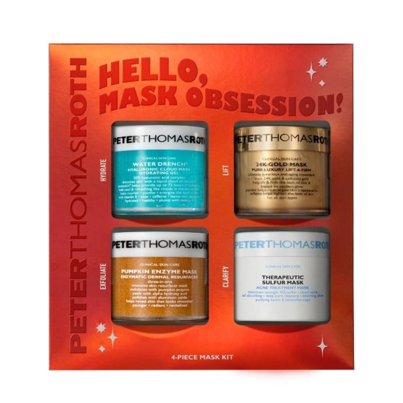 Peter Thomas Roth Hello Mask Obsession 4 Pieces Mask Kit For Women
