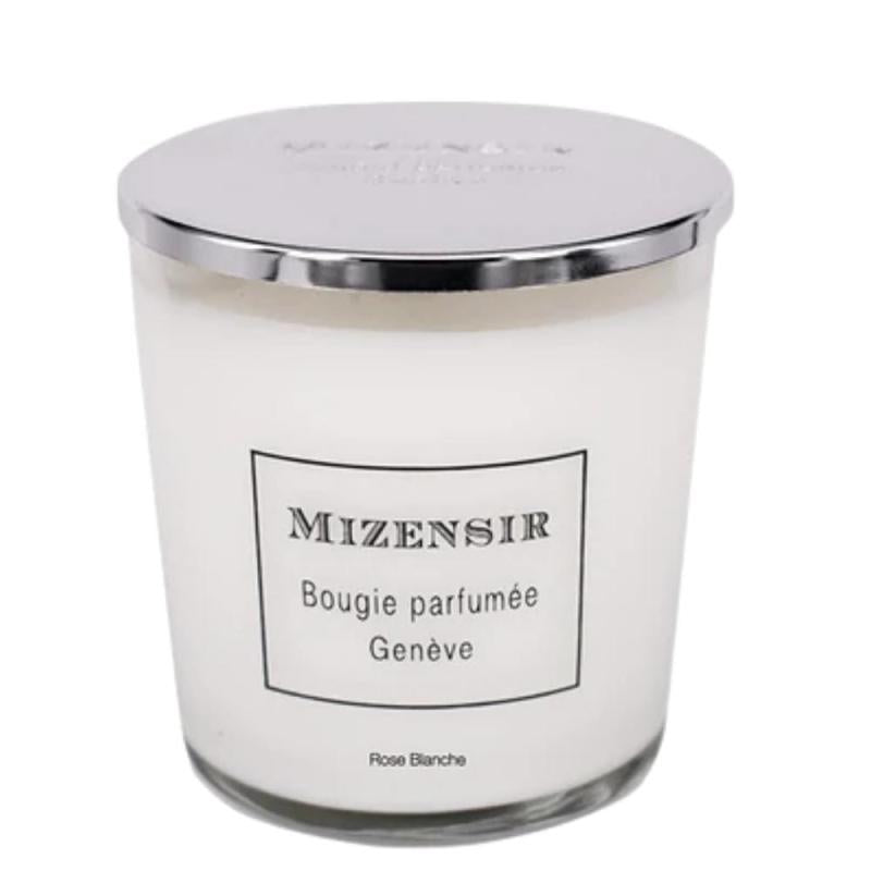 MIZENSIR Rose Blanche Candle 230g 230g-8.1Oz Classic Candle