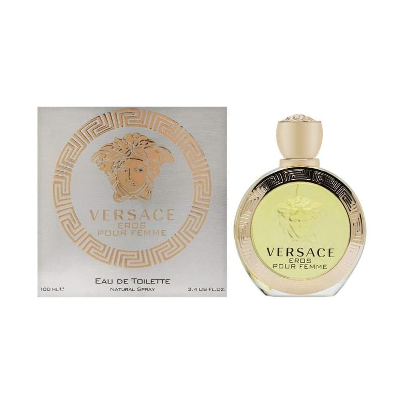 Versace Eros Pour Femme EDT Eau de Toilette 3.4 oz 100 ml Spray for Women