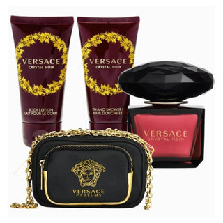 Versace Crystal Noir Gift Set 4 Pieces Gift Set For Women