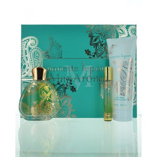 Nanette Lepore Perfume gift set for Women Nanette Lepore Eau de Parfum 3.4 oz .34 oz purse spray and Body Lotion 6.80z 200 ml. 3.4 oz / 100 ml