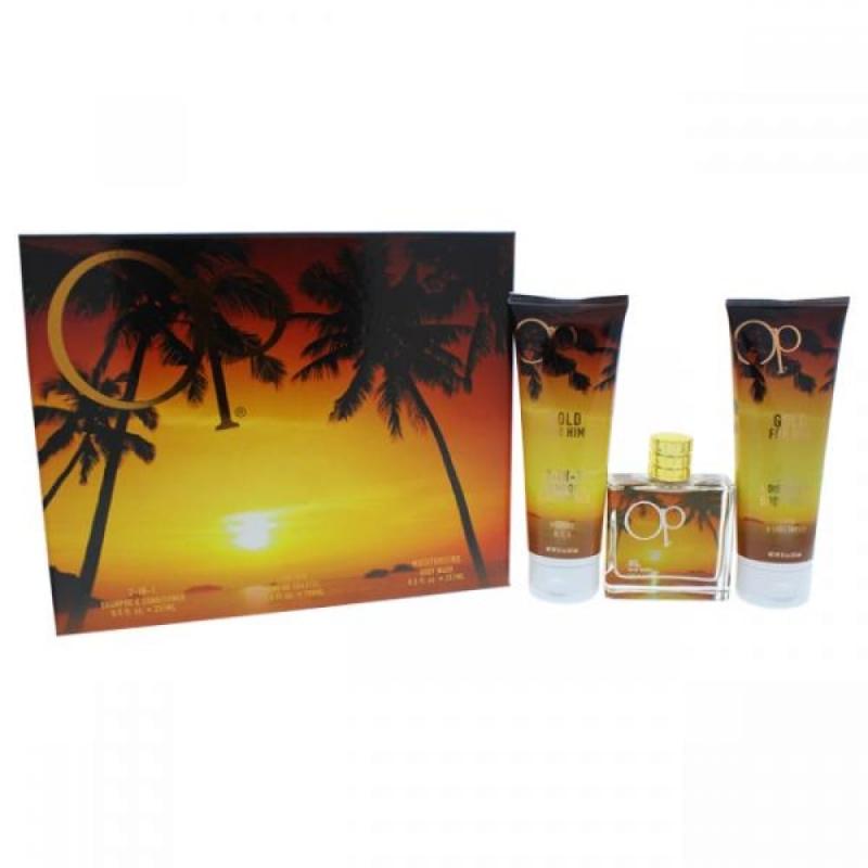 Ocean Pacific Gold Gift Set 3 Pc