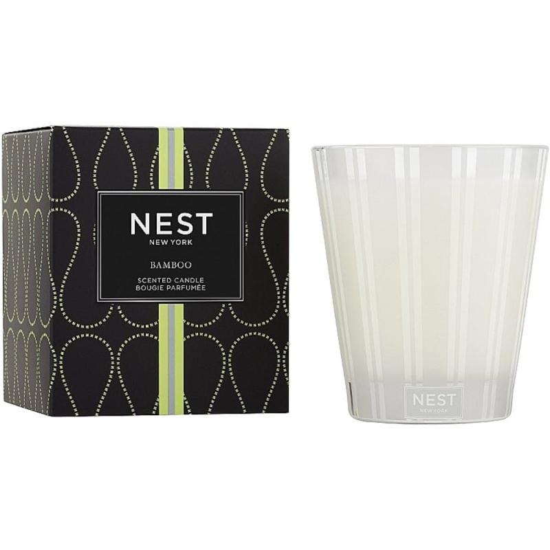 Nest Fragrances Bamboo Classic Candle 230 g 8.1 oz candle Approximate Burn Time: 50-60 hours.