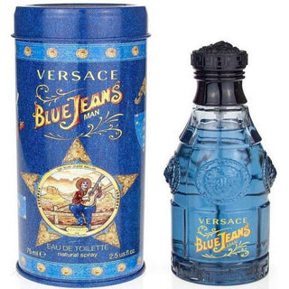 Versace Blue Jeans Eau De Toilette Spray 75 ML For Men (8018365260757)