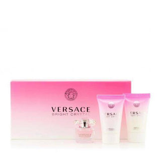 VERSACE BRIGHT CRYSTAL 3 PCS SET FOR WOMEN: 0.17 EDT + 0.8 S/G + 0.8 B/L