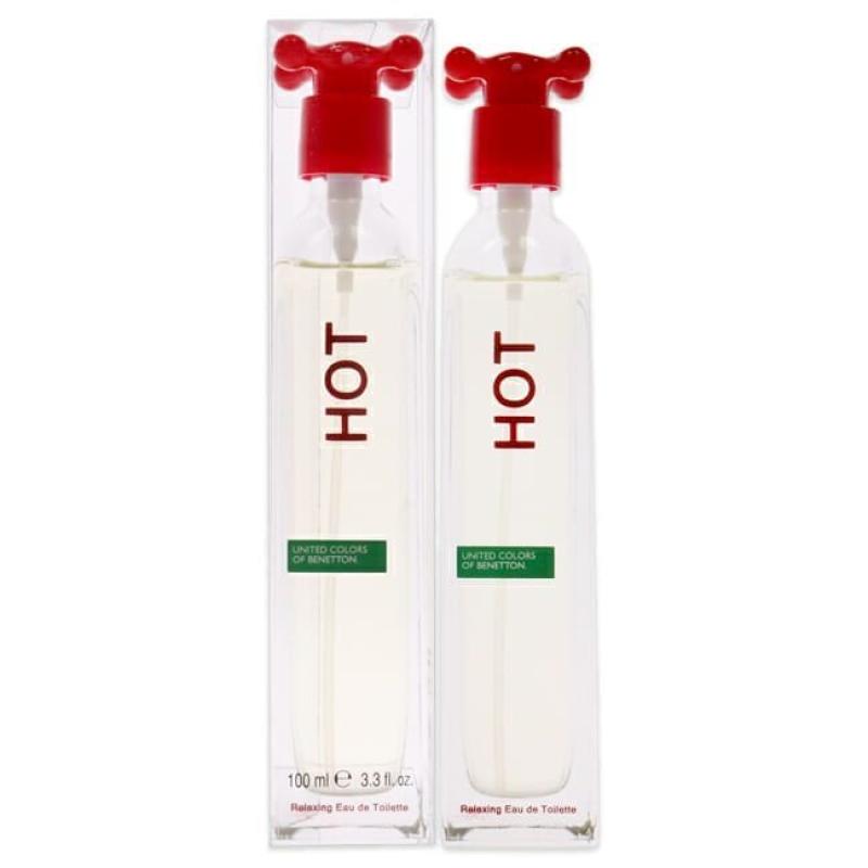 Hot by United Colors of Benetton for Women - 3.3 oz EDT Spray