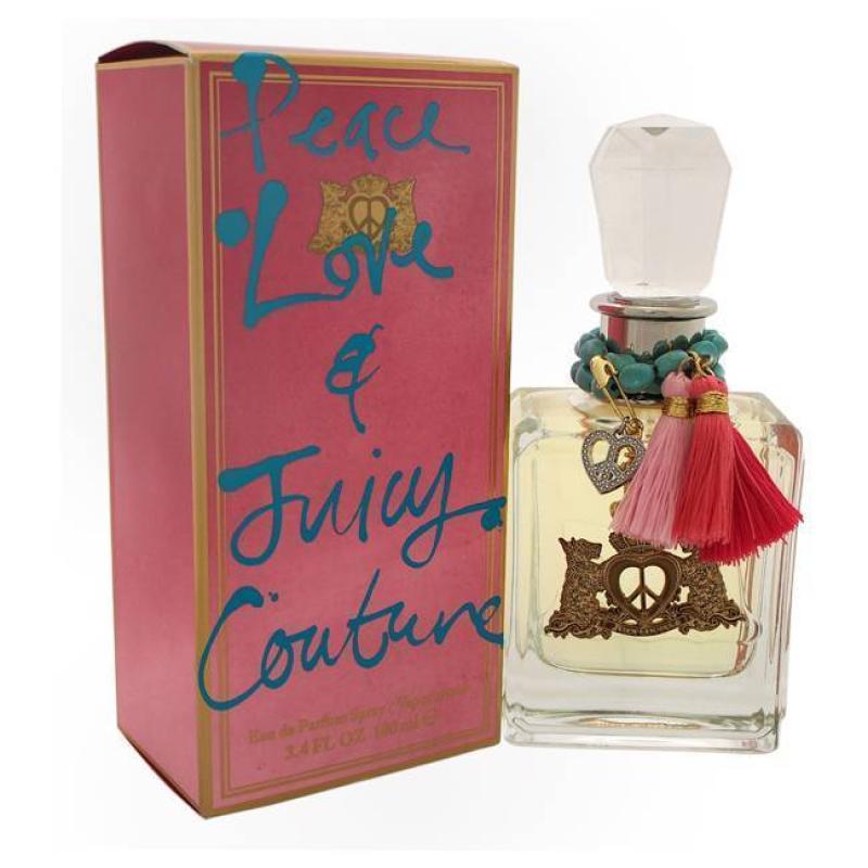 Peace Love &amp; Juicy Couture by Juicy Couture for Women - 3.4 oz EDP Spray