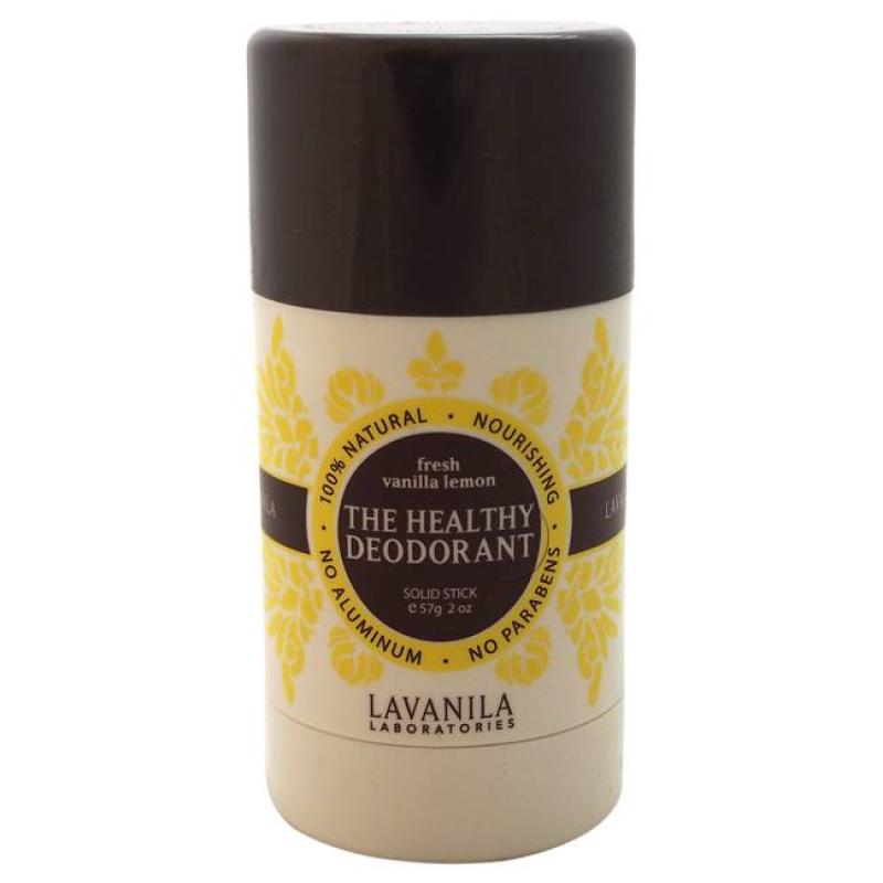 The Healthy Deodorant - Fresh Vanilla Lemon by Lavanila for Women - 2 oz Deodorant Stick