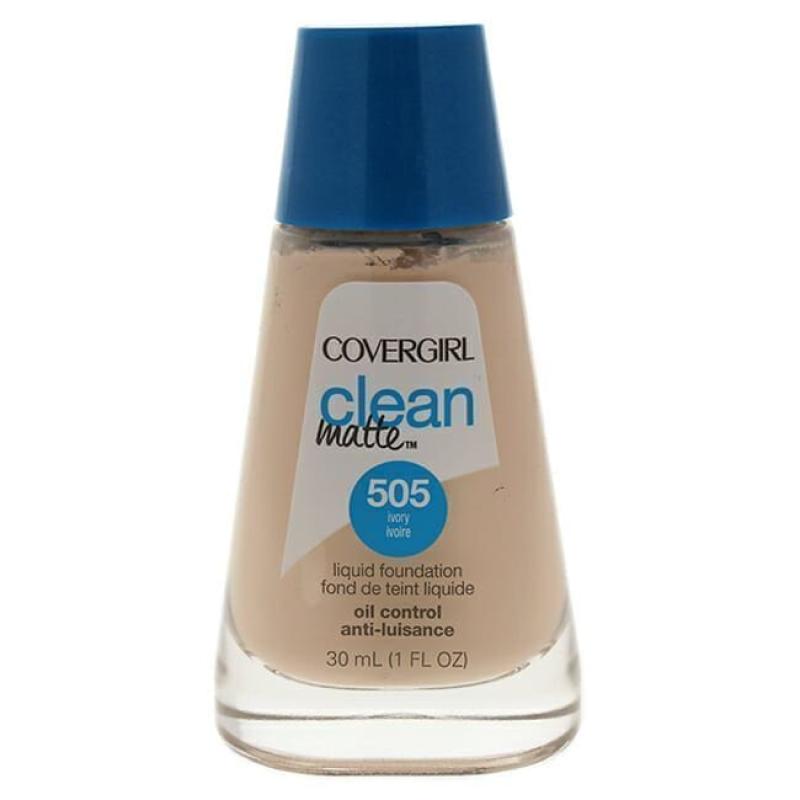 Clean Matte Liquid Foundation - # 505 Ivory by CoverGirl for Women - 1 oz Foundation