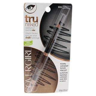 TruNaked Waterproof Eyeliner Duo - # 805 Mocha/Ebony by CoverGirl for Women - 0.03 oz Eyeliner