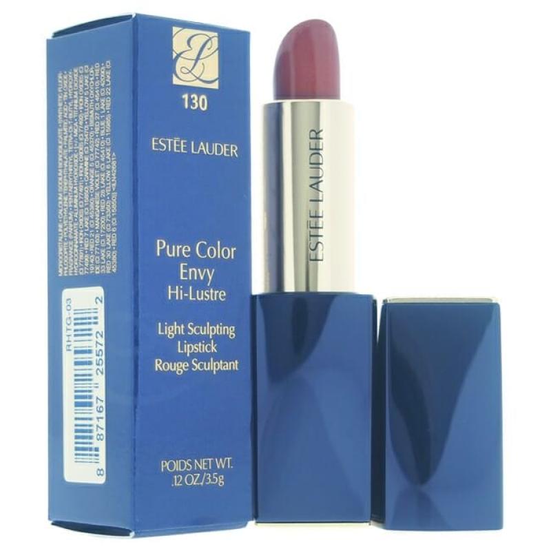 Pure Color Envy Hi-Lustre Light Sculpting Lipstick - 130 Slow Burn by Estee Lauder for Women - 0.12 oz Lipstick