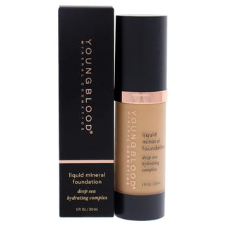 Liquid Mineral Foundation - Golden Tan by Youngblood for Women - 1 oz Foundation