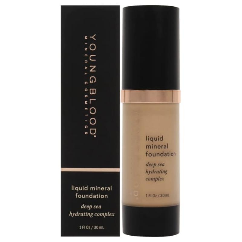 Liquid Mineral Foundation - Sun Kissed by Youngblood for Women - 1 oz Foundation