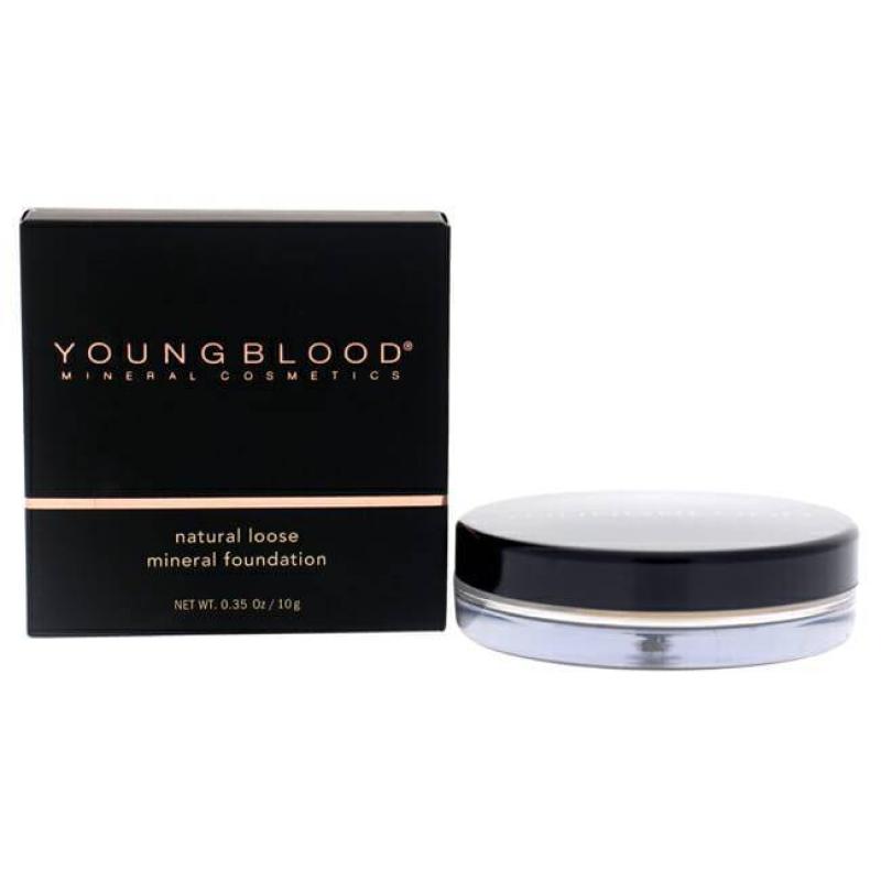 Natural Loose Mineral Foundation - Barely Beige by Youngblood for Women - 0.35 oz Foundation