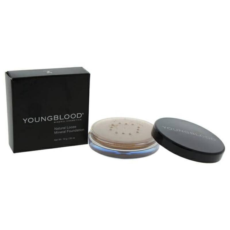 Natural Loose Mineral Foundation - Coffee by Youngblood for Women - 0.35 oz Foundation