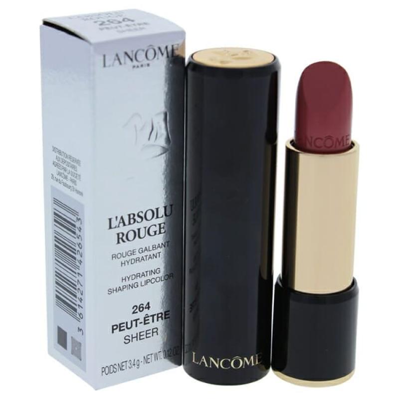LAbsolu Rouge Hydrating Shaping Lipcolor - # 264 Peut-Etre - Sheer by Lancome for Women - 0.12 oz Lipstick