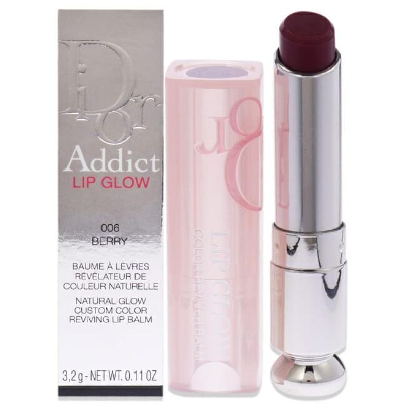 Dior Addict Lip Glow - 006 Berry by Christian Dior for Women - 0.11 oz Lip Balm
