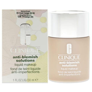 Anti-Blemish Solutions Liquid Makeup 05 Fresh Beige(MF-M)-Dry Comb. To Oily Skin by Clinique for Women - 1 oz Foundation