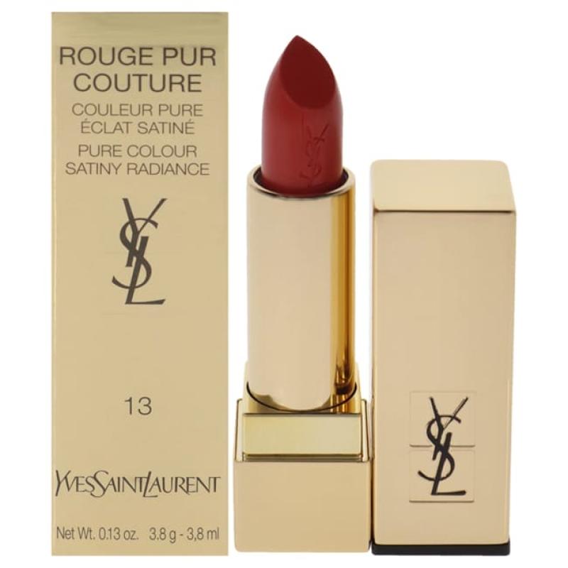 Rouge Pur Couture Satin Lipstick - 13 Le Orange by Yves Saint Laurent for Women - 0.13 oz Lipstick