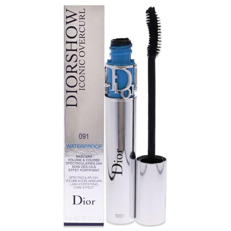 Diorshow Iconic Overcurl Waterproof Mascara - 091 Over Black by Christian Dior for Women - 0.21 oz Mascara