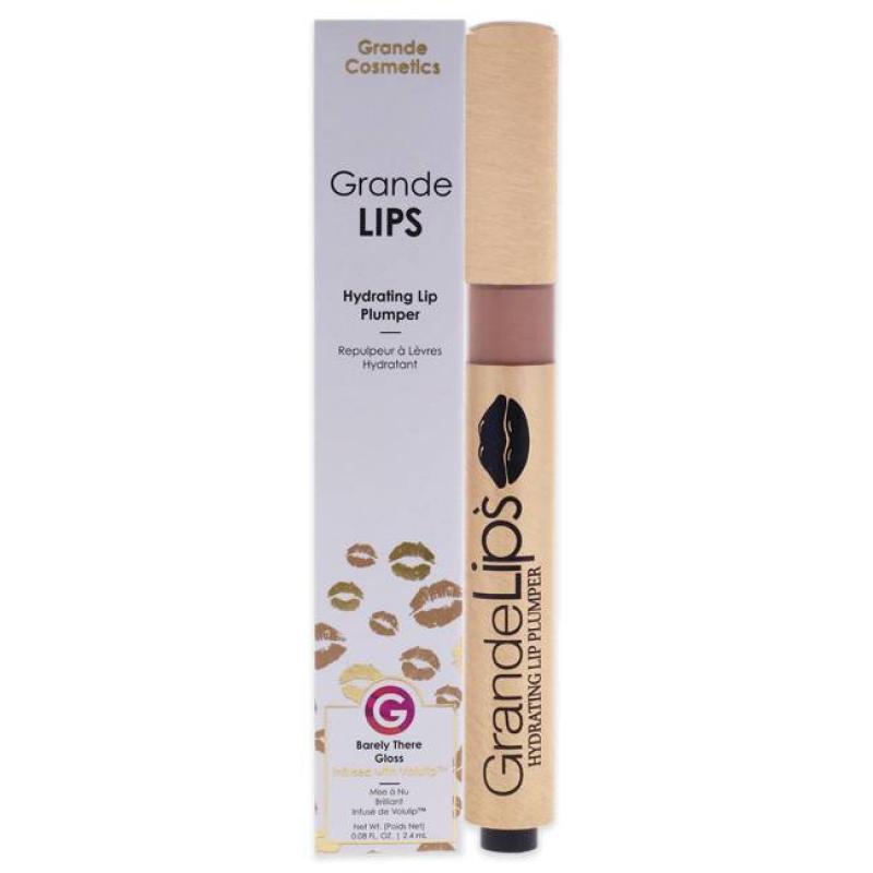 Grande Lips Hydrating Lip Plumper - Barely There by Grande Cosmetics for Women - 0.08 oz Lip Gloss