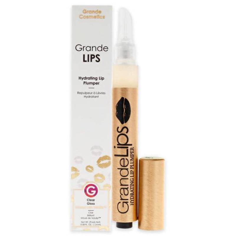 Grande Lips Hydrating Lip Plumper - Clear Gloss by Grande Cosmetics for Women - 0.08 oz Lip Gloss