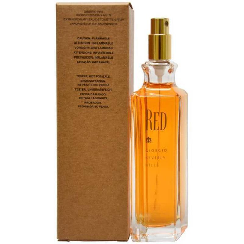 Red by Giorgio Beverly Hills for Women - 3 oz EDT Spray (Tester)
