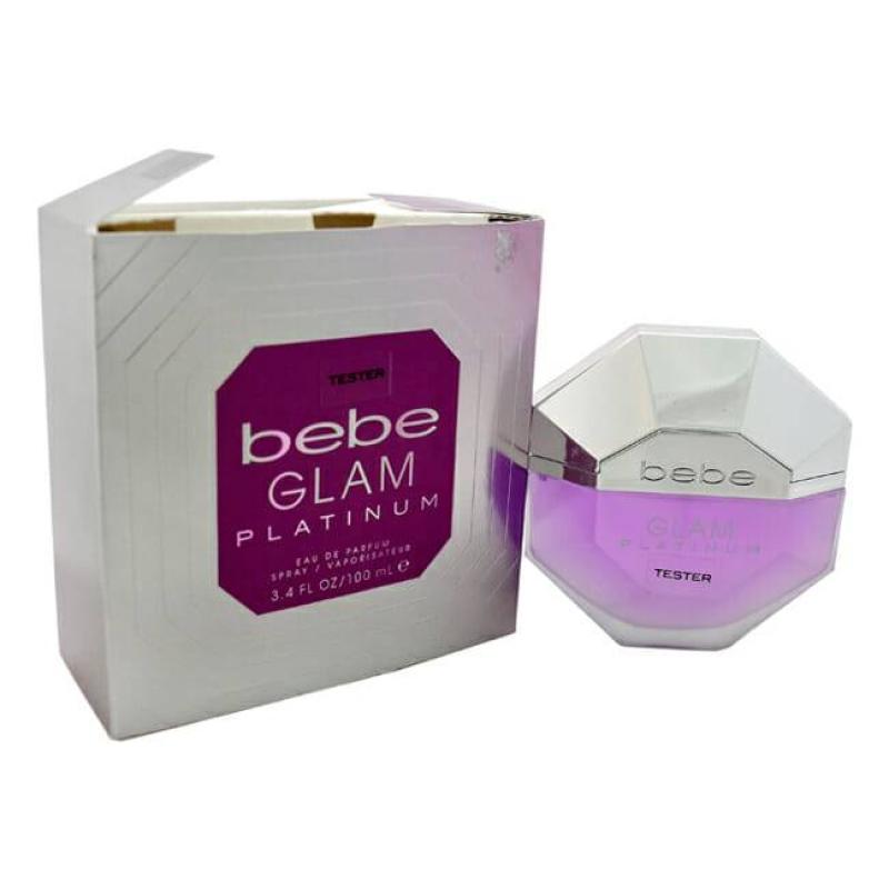 Bebe Glam Platinum by Bebe for Women - 3.4 oz EDP Spray (Tester)