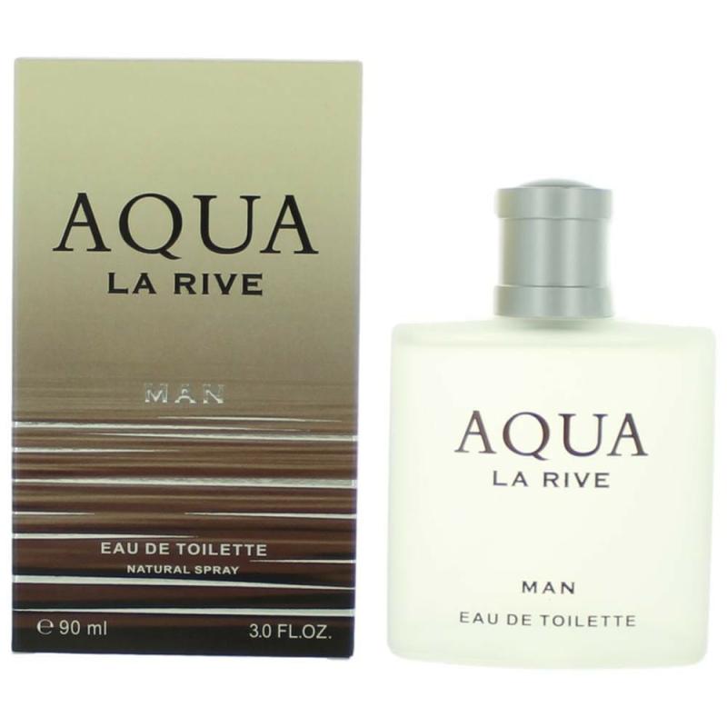 Aqua By La Rive, 3 Oz Eau De Toilette Spray For Men