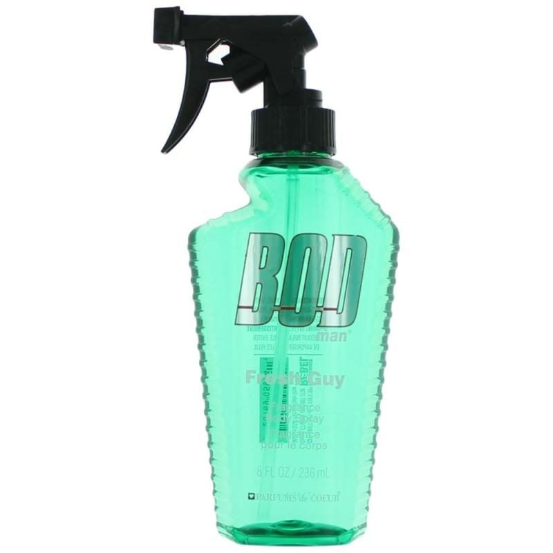 Bod Man Fresh Guy By Parfums De Coeur, 8 Oz Frgrance Body Spray For Men
