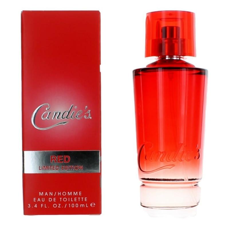 Candie'S Red By Candies, 3.4 Oz Eau De Toilette Spray For Men