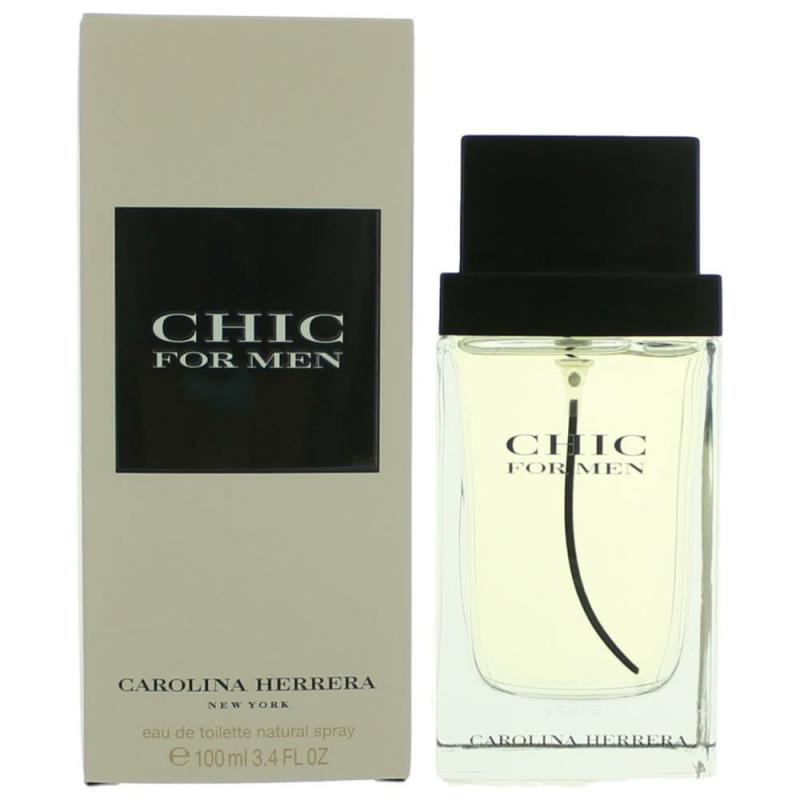 Chic By Carolina Herrera, 3.4 Oz Eau De Toilette Spray For Men