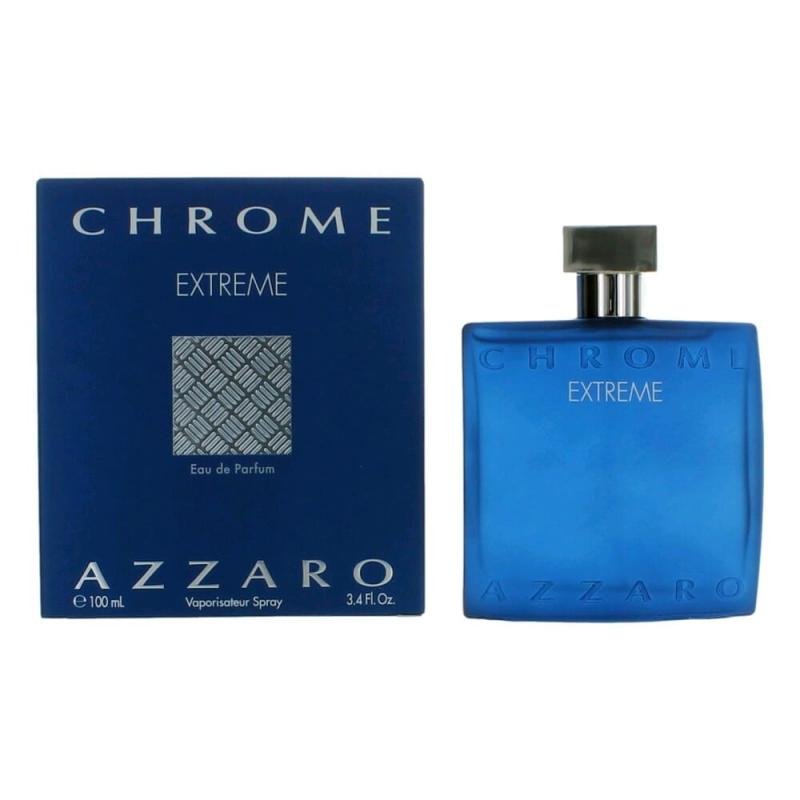 Chrome Extreme By Azzaro, 3.4 Oz Eau De Parfum Spray For Men