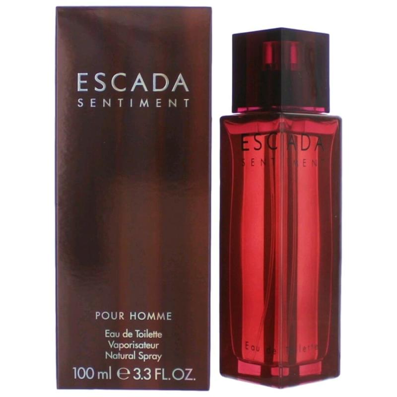 Escada Sentiment By Escada, 3.4 Oz Eau De Toilette Spray For Men