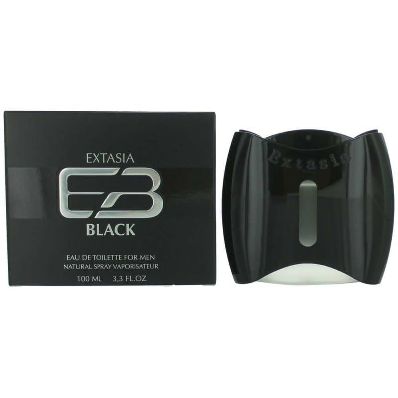 Extasia Black By New Brand, 3.3 Oz Eau De Toilette Spray For Men