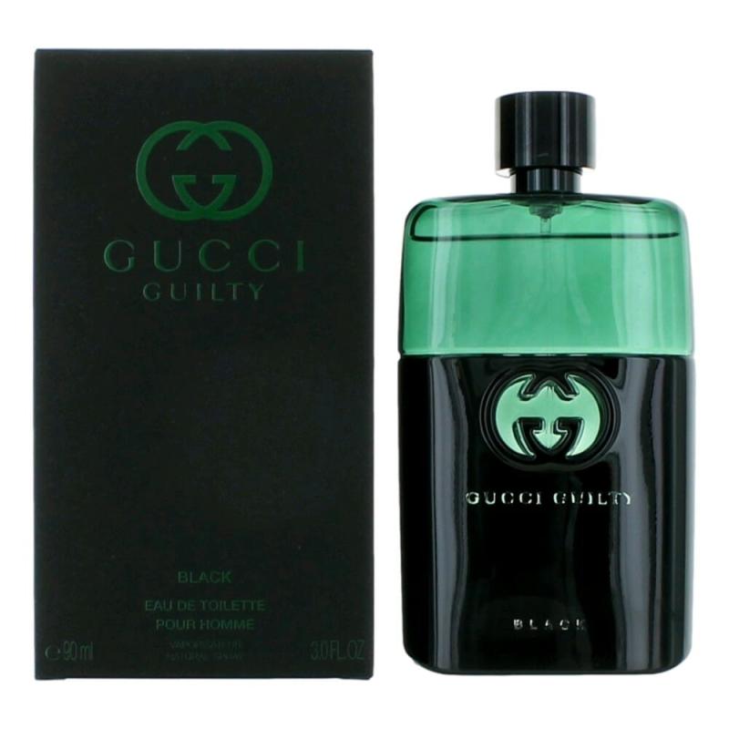 Gucci Guilty Black Pour Homme By Gucci, 3 Oz Eau De Toilette Spray For Men
