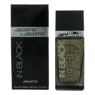 Jacomo In Black By Jacomo, 3.4 Oz Eau De Toilette Spray For Men