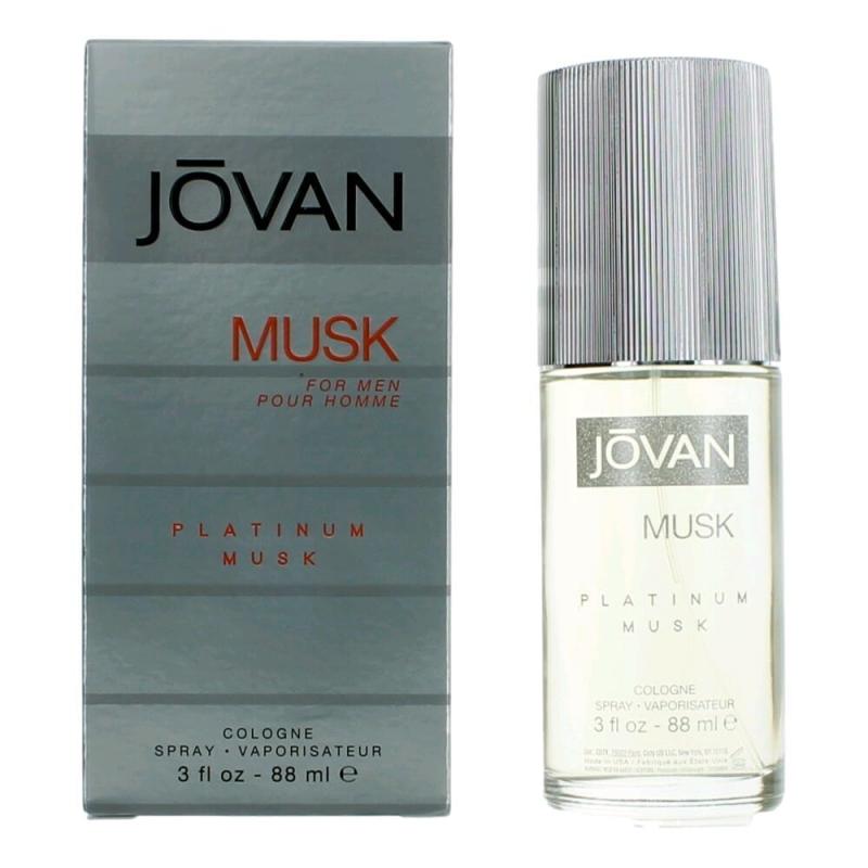 Jovan Platinum Musk By Jovan, 3 Oz Eau De Cologne Spray For Men