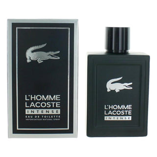 L'Homme Lacoste Intense By Lacoste, 3.3 Oz Eau De Toilette Spray For Men