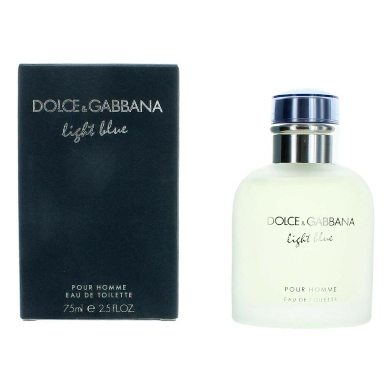Light Blue By Dolce &amp; Gabbana, 2.5 Oz Eau De Toilette Spray For Men