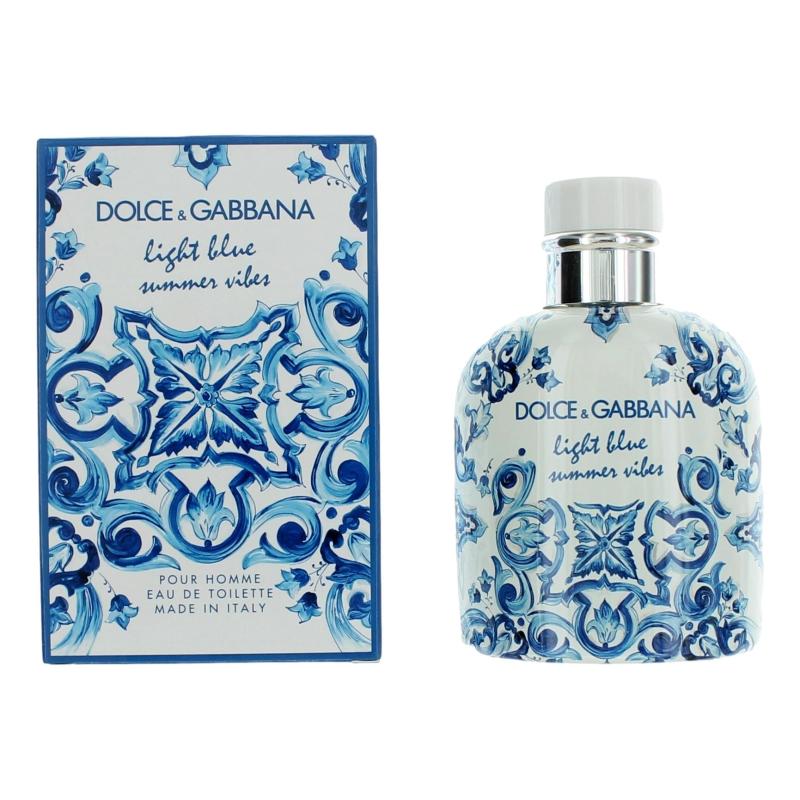 Light Blue Summer Vibes By Dolce &amp; Gabbana, 4.2 Oz Eau De Toilette Spray For Men
