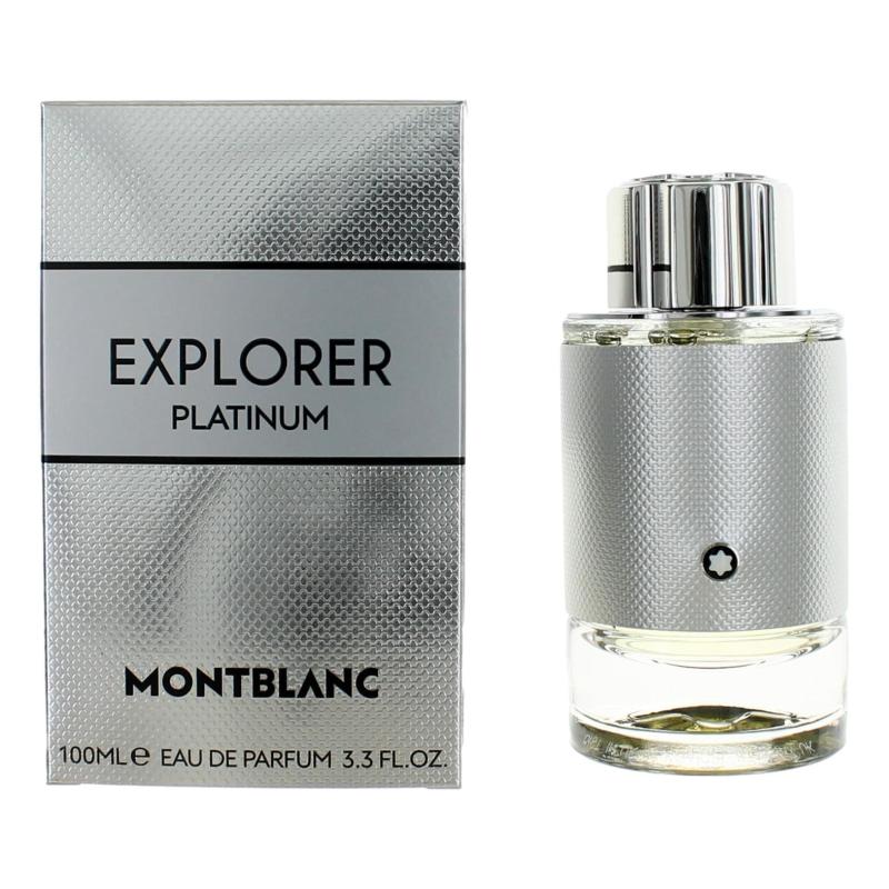 Explorer Platinum By Mont Blanc, 3.3 Oz  Eau De Parfum Spray For Men