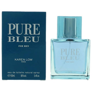 Pure Bleu By Karen Low, 3.4 Oz Eau De Toilette Spray For Men