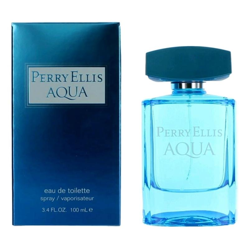 Perry Ellis Aqua By Perry Ellis, 3.4 Oz Eau De Toilette Spray For Men
