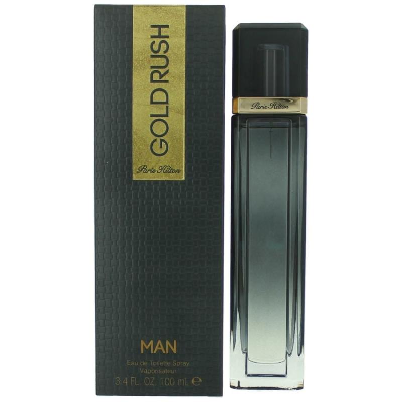 Gold Rush By Paris Hilton, 3.4 Oz Eau De Parfum Spray For Men