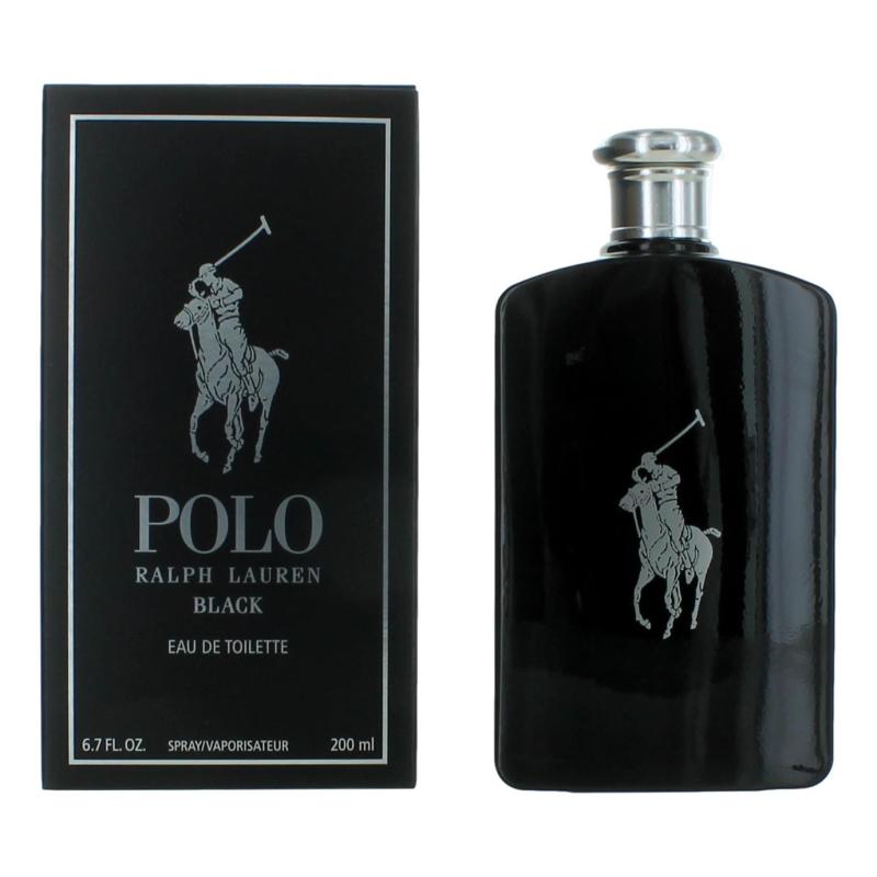 Polo Black By Ralph Lauren, 6.7 Oz Eau De Toilette Spray For Men