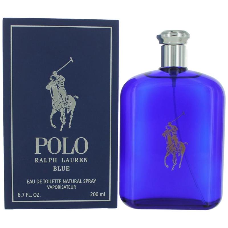 Polo Blue By Ralph Lauren, 6.7 Oz Eau De Toilette Spray For Men